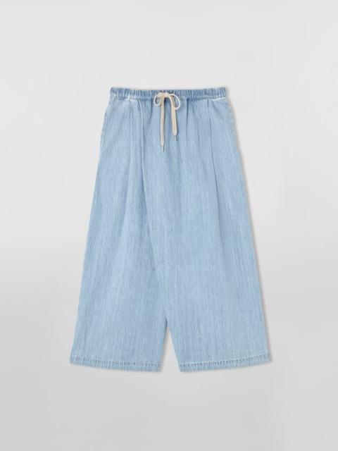 Marni CHAMBRAY DENIM KARATE TROUSERS
