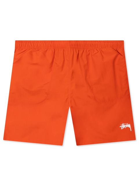 Stüssy WATER STOCK SHORT - CAYENNE