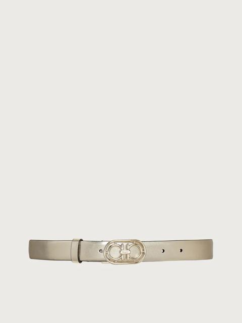FERRAGAMO REVERSIBLE AND ADJUSTABLE GANCINI BELT