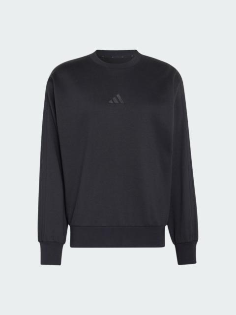 adidas Essentials 3-Stripes Fleece Sweatshirt