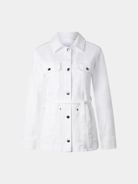 BOGNER Pelin denim jacket in White