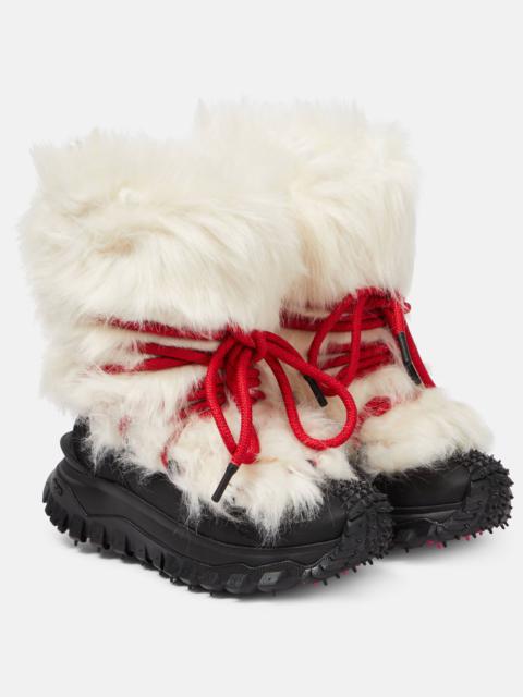 Moncler Grenoble Trailgrip faux fur-trimmed snow boots