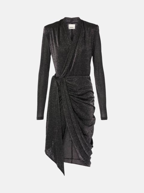 Isabel Marant Cleora lamé wrap dress