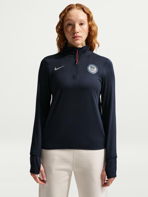 Nike Nike United States Olympic Team Swift Element Women's 1/4-Zip Top