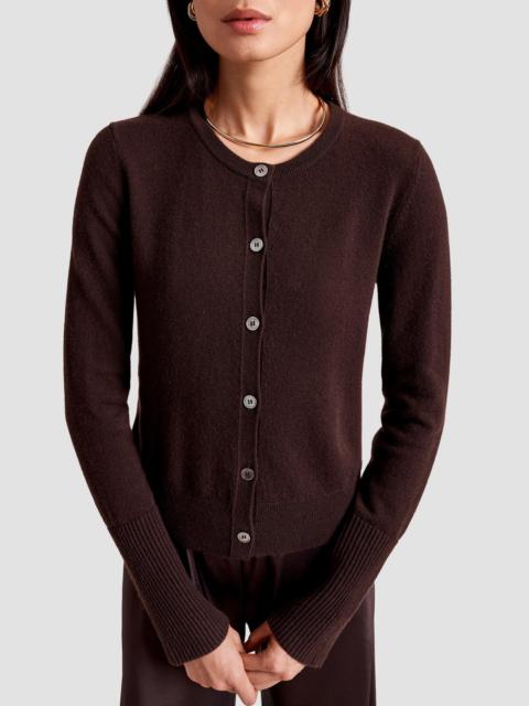 LA LIGNE Women's Cashmere Cardigan - Chocolate