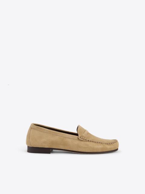 MALONE SOULIERS Knightsbridge Beige Suede Loafers
