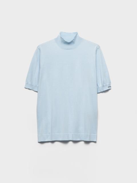 Prada Short-sleeved cotton sweater