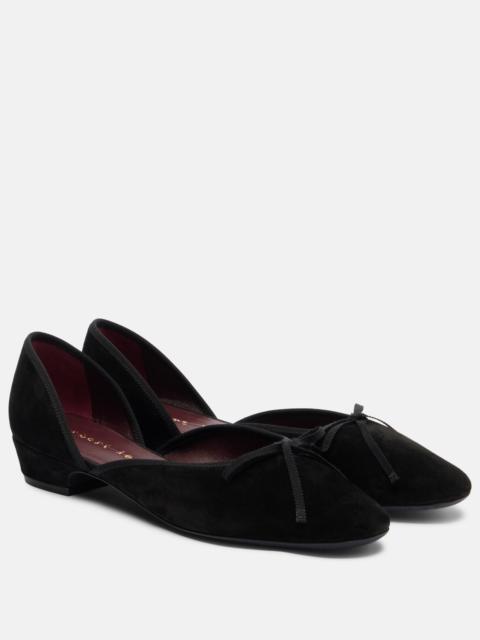 herbert levine 24/7 suede ballet flats
