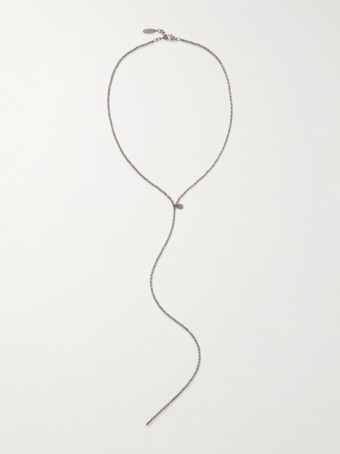 Brunello Cucinelli Beaded Silver Necklace