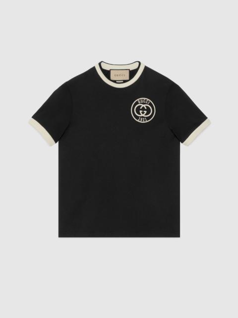 GUCCI Cotton jersey T-shirt with embroidery