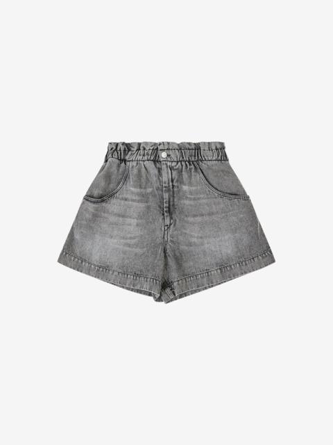 Isabel Marant Étoile TITEA FLUID DENIM SHORTS