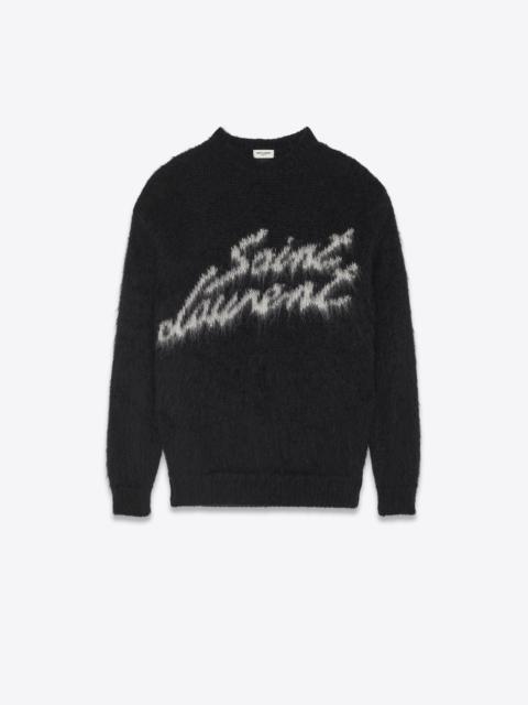 90s saint laurent sweater in mohair