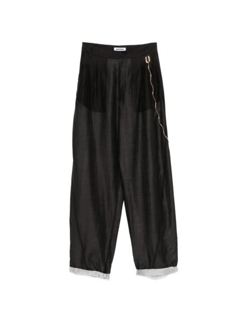 DARKPARK chain-detail trousers