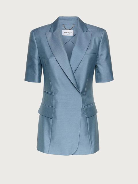 FERRAGAMO SILK BLAZER