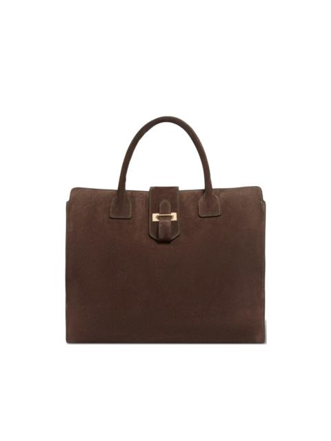 NILI LOTAN Lou suede tote bag