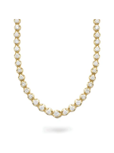 STONE AND STRAND LAB-Created Noble Diamond Tennis Necklace
