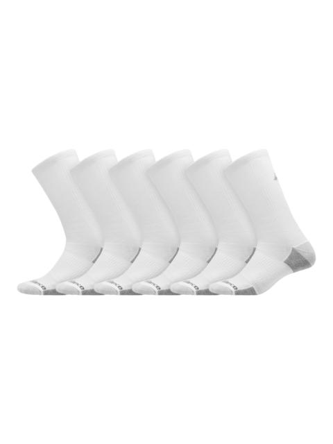 New Balance Cushioned Crew Socks 6 Pack