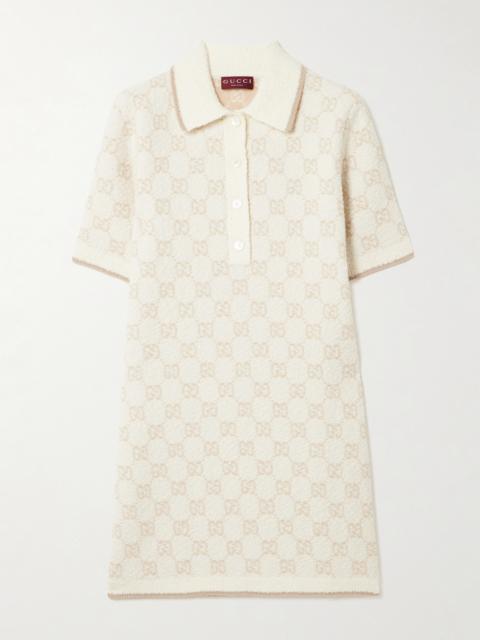 GUCCI Instaria-knit Wool-blend Bouclé Mini Dress