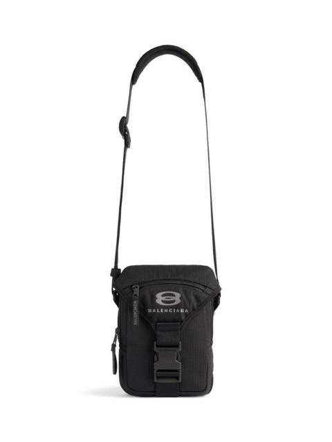 BALENCIAGA Men's Unity Crossbody Pouch in Black