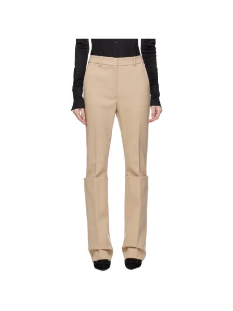 Sportmax Beige Holiday Trousers