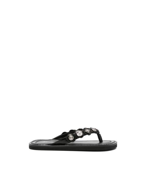 TOGA PULLA stud-embellishment leather sandals