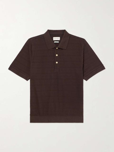 Oliver Spencer Glendale Ribbed-Knit Polo Shirt