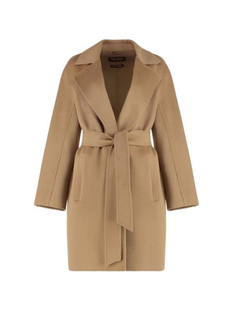 Max Mara notched-collar coat