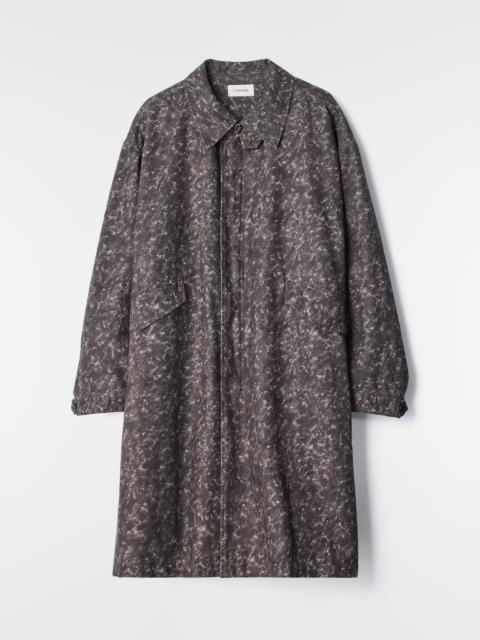 Lemaire PRINTED MILITARY PARKA IN STORM PRINTED COTTON