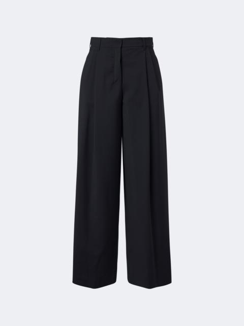 'S Max Mara Wide-leg pleated virgin wool pants