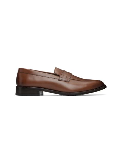 Paul Smith Brown Leather Benito Loafers