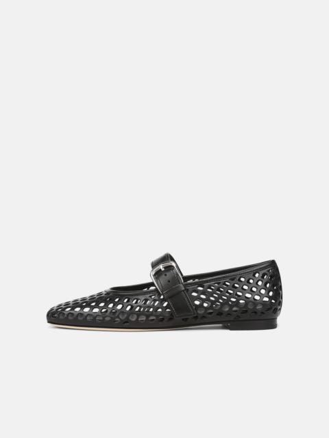 Vince Daniela Perforated Leather Mary Jane Flat