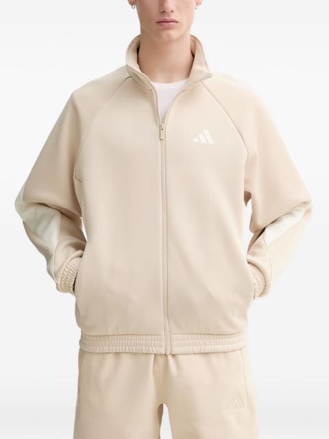 adidas zip logo sweater