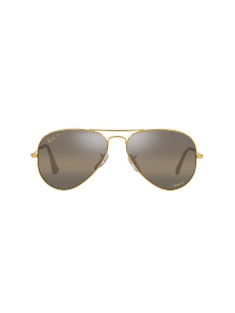 Ray-Ban RB3025 Chromance pilot-frame sunglasses