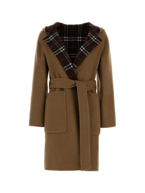 Camel Wool Reversibile Coat