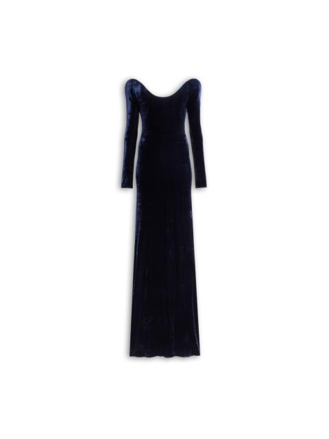 Alaïa CURVED SOFT JERSEY DRESS