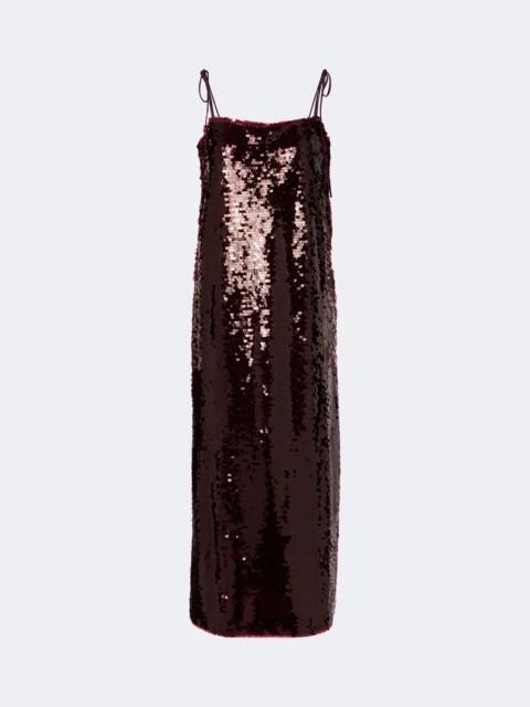 ADRIANA DEGREAS Sequined midi dress