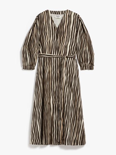 Max Mara POMELIA Printed voile dress