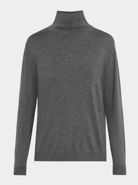 WEEKEND Max Mara Kiku Turtleneck Silk-Wool Sweater