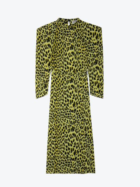Zadig & Voltaire Racyl Leopard Silk Dress