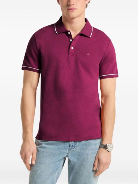 MICHAEL KORS piping polo shirt