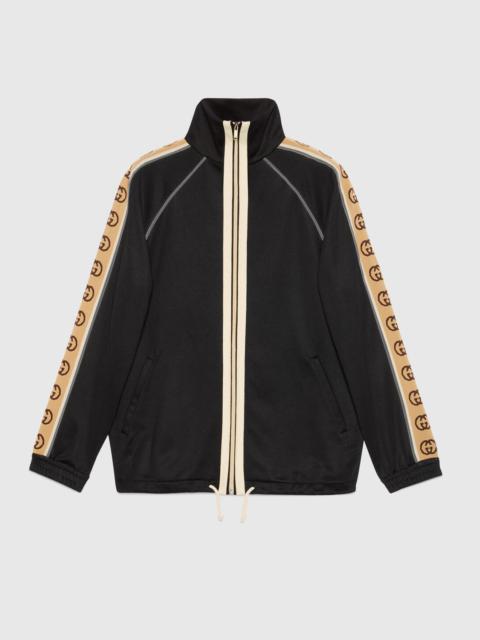 GUCCI Oversize technical jersey jacket