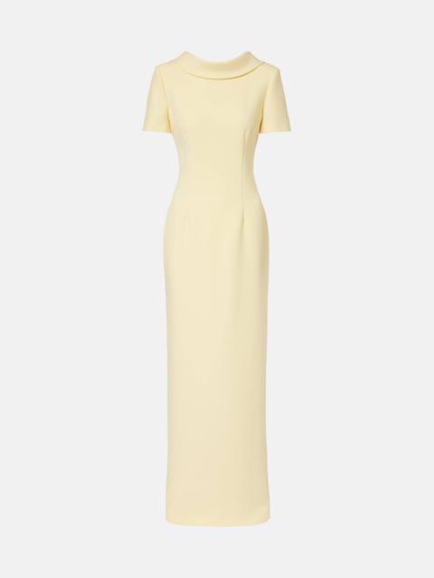 ROLAND MOURET Crêpe gown