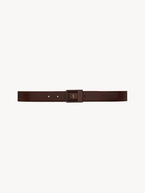 SAINT LAURENT LA 66 BELT IN LEATHER