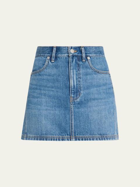 VERONICA BEARD Zora Denim Mini Skirt