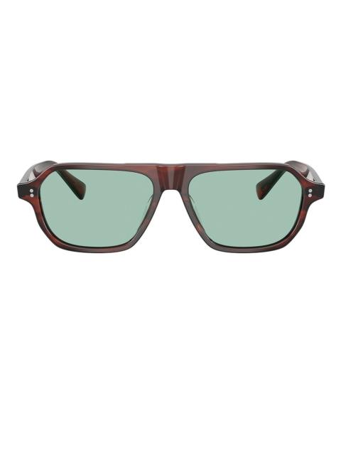 Oliver Peoples Remment Irregular Sunglasses