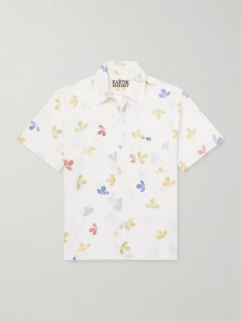 KARTIK RESEARCH Printed Cotton-Voile Shirt