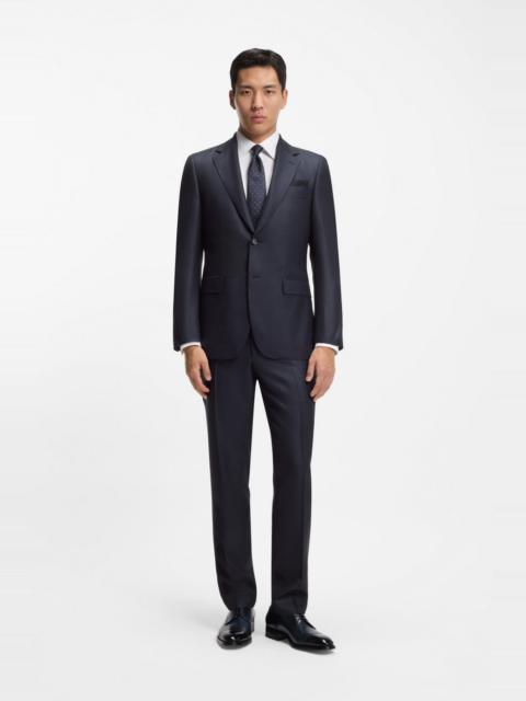 BOSS TWO-PIECE REGULAR-FIT SUIT IN VIRGIN WOOL AND SILK