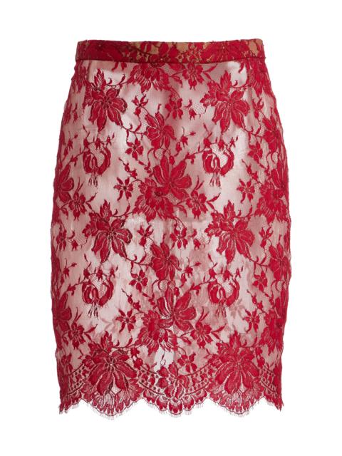 FRANÇOISE Paulina Lace Midi Skirt