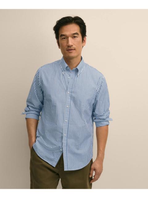 Brooks Brothers Friday Shirt, Poplin Butcher Striped