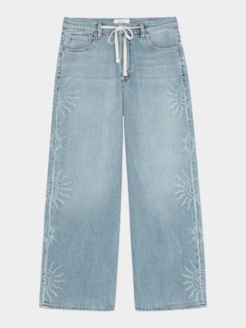 Rails Angeleno Cropped Drawstring Jeans